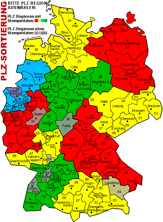PLZ DEUTSCHLAND